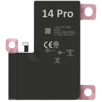 Batterie pour iPhone 14 Pro 3200 mAh Batterie de Remplacement Polymère Li-ION avec Kit d'Outils de Remplacement et Instructions